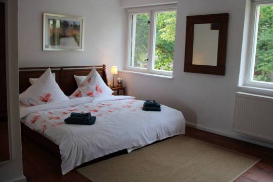 Historic courtyard on the water with private jetty and boat