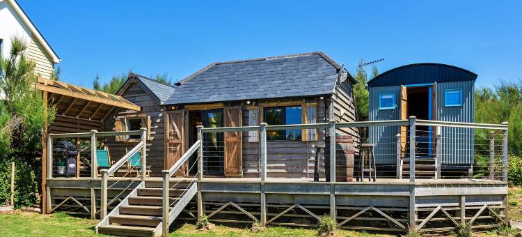 Lodge in Cornwall with Widemouth Bay Views图片