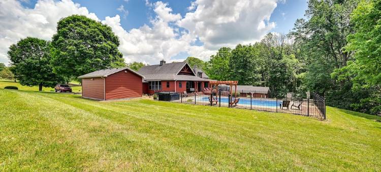 宽敞的Campbellsville小屋配有游泳池和热水浴缸！(Spacious Campbellsville Cabin w/ Pool & Hot Tub!)图片