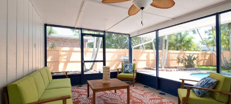 5Br Tropical Beach Villa! Heated Pool House图片