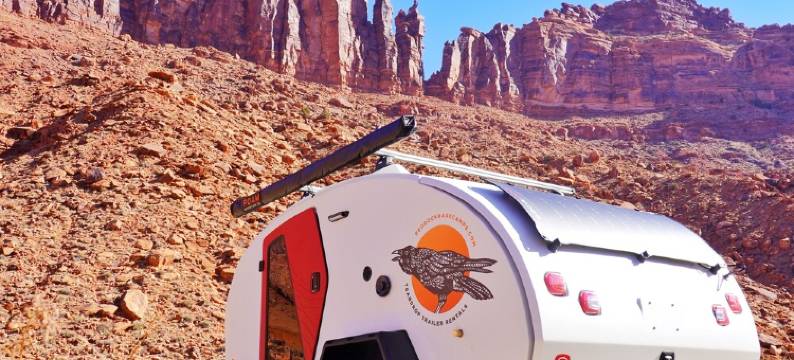 Red Rock Base Camps Teardrop Trailer #2. Take your hotel room outside!图片