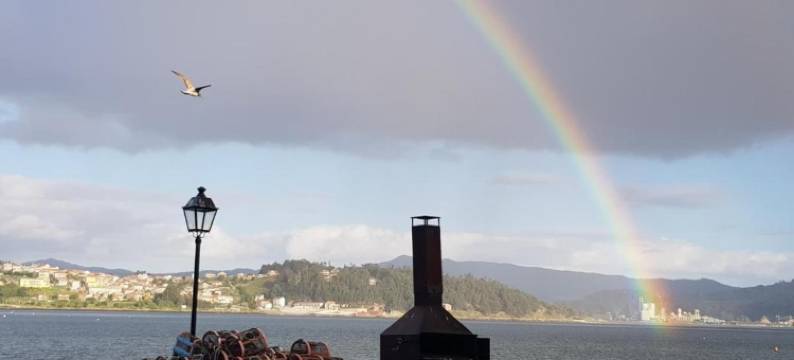 House in Combarro by the Sea图片