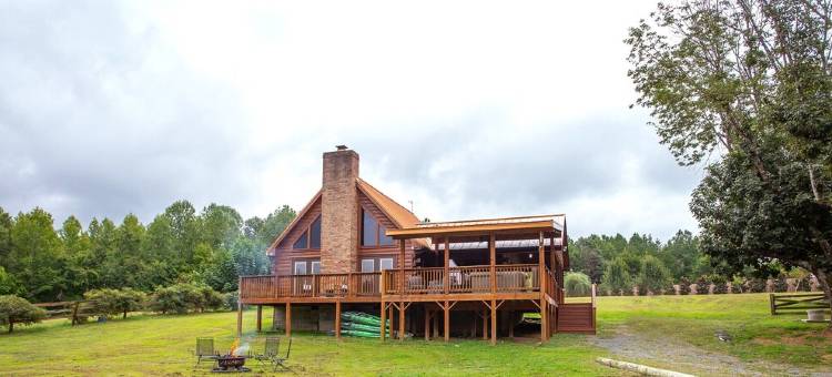 Two Stunning Lakefront Cabins w/ Hot Tubs on 25 Acre Nature Retreat图片