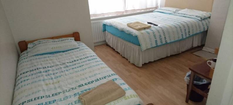 家庭房-可住3人-配1张双人床和1张单人床-一楼-独立淋浴(Family Room Sleeps 3 with 1 Double and 1 Single Bed Ground Floor Private Shower)图片