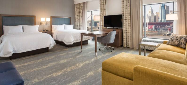 肯塔基辛辛那提新港欢朋套房汽车旅馆(Hampton Inn and Suites Newport/Cincinnati)图片