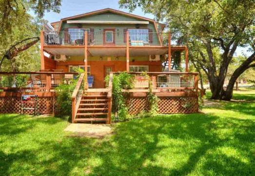 Family and pet friendly lake house on a quiet cove on Lake LBJ Hotel Overview