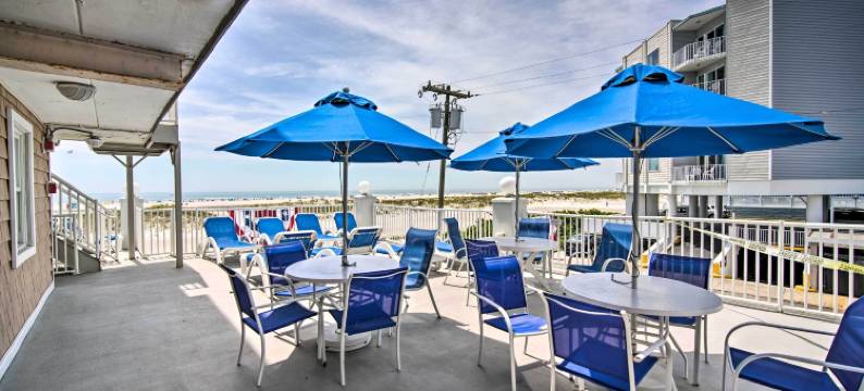 步行至怀尔德伍德海滩：海滨公寓 w/ 景观(Walk to Wildwood Beach Oceanfront Condo with View)图片