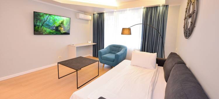 Twin III - 一卧室 - 4位客人 - 奇什米吉乌花园(Twin III - One Bedroom - 4 Guests - Cismigiu Gardens)图片