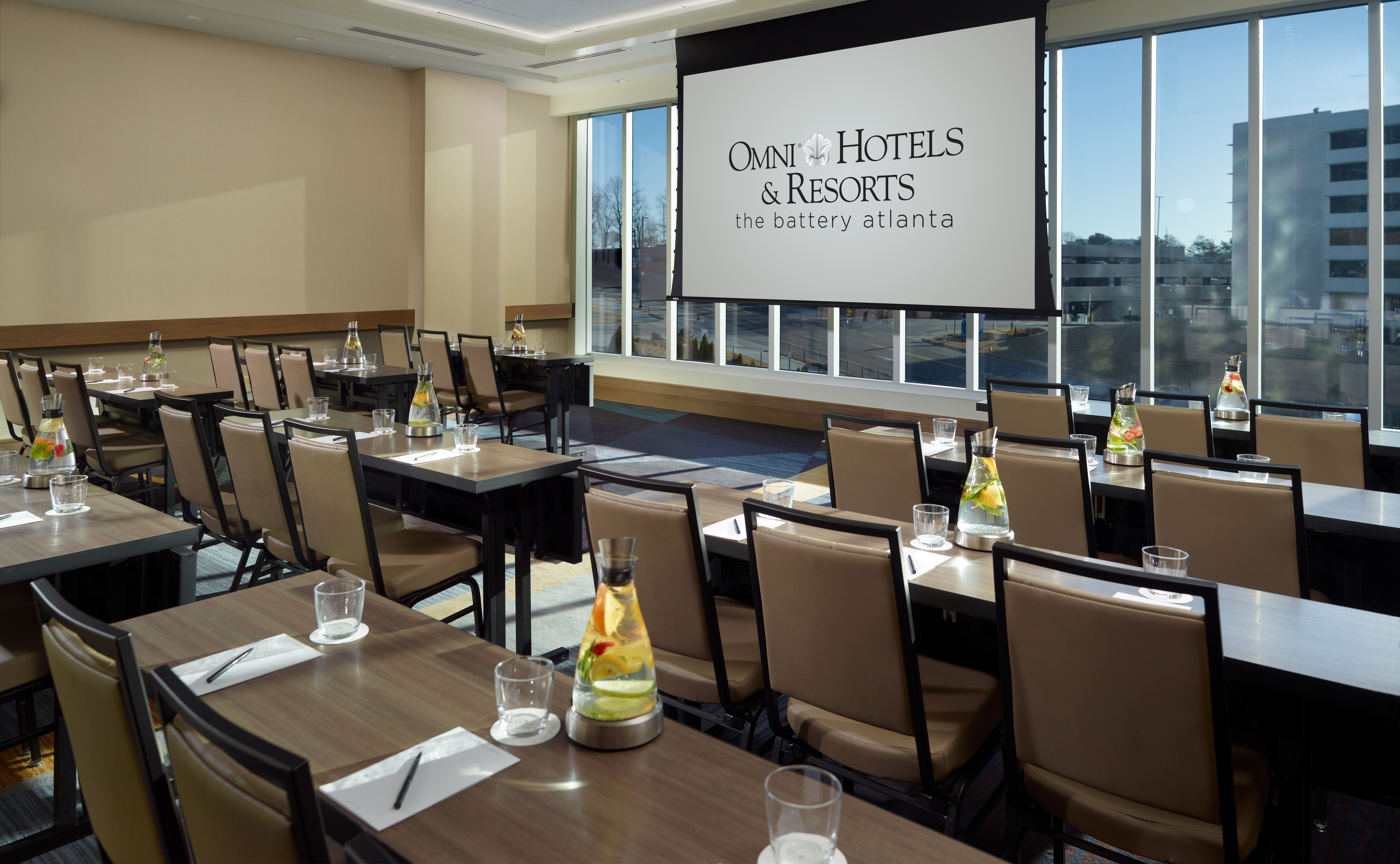 Omni Hotel at the Battery Atlanta Over view