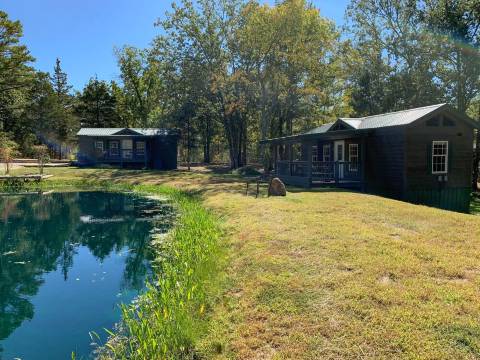 Fletcher's Village Group Cabin rental near Meramec River.