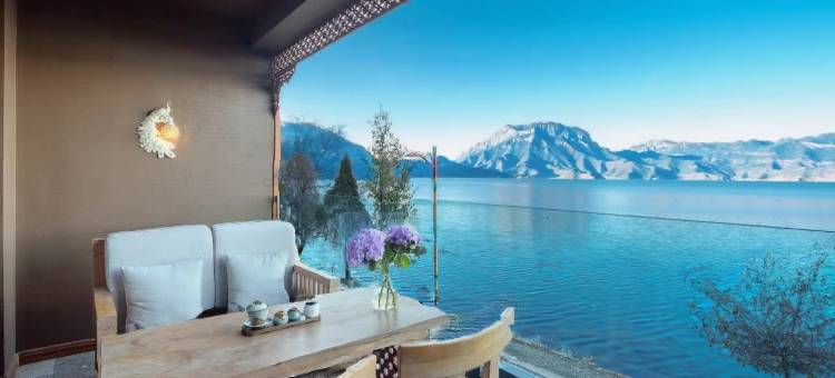 泸沽湖悦莲庄达布墅院图片