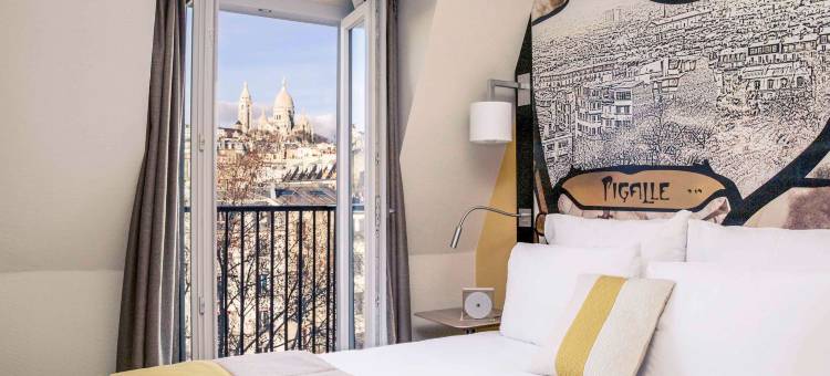 巴黎 9 区皮加勒圣心教堂美居酒店(近2/12号线Pigalle地铁站)(Hôtel Mercure Paris 9 Pigalle Sacré-Coeur)图片