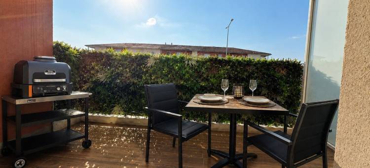 伊甸园套房水疗中心，健康公寓酒店，庭院(Suite Eden Spa, Appart’hôtel Bien être , Patio)图片