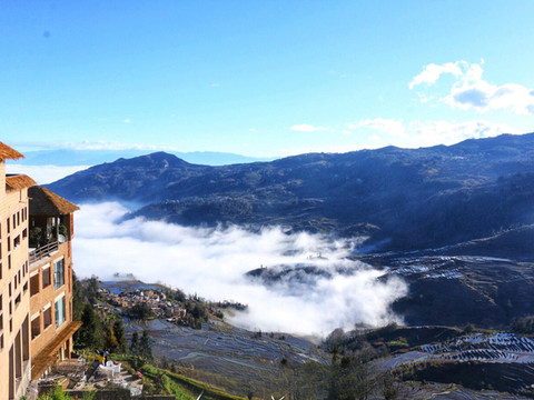 元阳多依树花窝窝梯田日出二号店民宿
