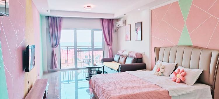 海上钓鱼台温馨家庭式高层海景公寓(新东路分店)图片