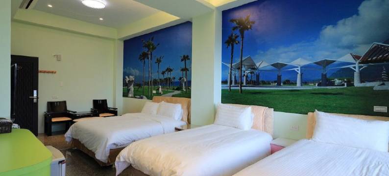 被浪打到海景民宿图片