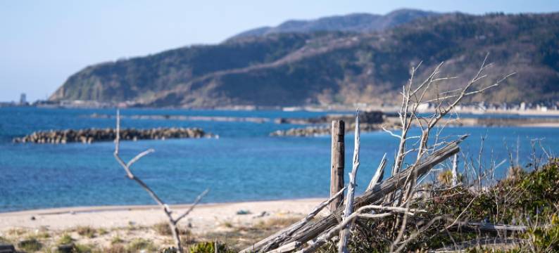黑岛天良的出租别墅，是北前船主和水手的城镇。(Captains House Great View on Former Salt Farm)图片