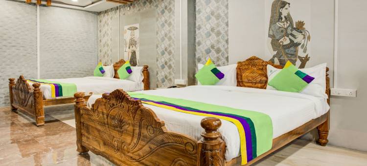 Treebo Golden Inn, 距离漫步海滩700米(Treebo Golden Inn, 700 Mtrs from Promenade Beach)图片