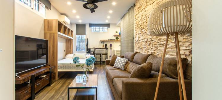 迷人带泳池度假公寓(Charming Studio with Pool Retreat)图片