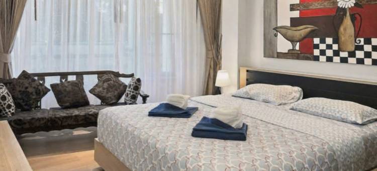 华欣市中心一卧室公寓，步行5分钟到海滩(One Bedroom at hua Hin Main Downtown with 5 Mins walk To Beach)图片