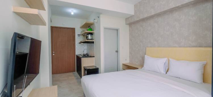 舒适时尚的Podomoro Golf View公寓工作室由Travelio(Comfy and Stylish Studio Podomoro Golf View Apartment by Travelio)图片
