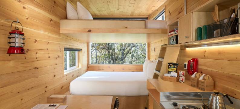 明信片小屋松树林，万豪旅享家户外系列(Postcard Cabins Piney Woods, Outdoor Collection by Marriott Bonvoy)图片