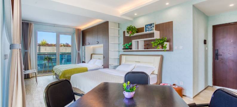 沐海·Homestay海景度假公寓(营口山海广场魔法温泉店)图片