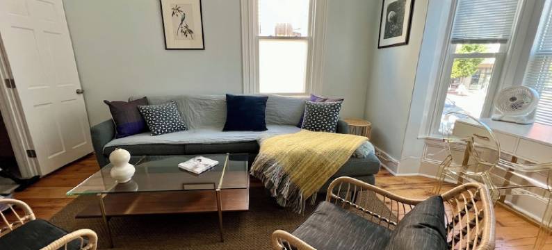 Beautiful NEW apt on top of Munjoy Hill with private deck and private parking.图片