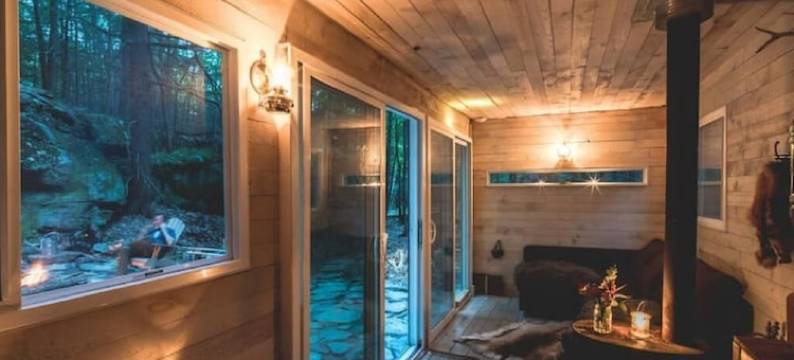 Container Cabin in the Catskills图片