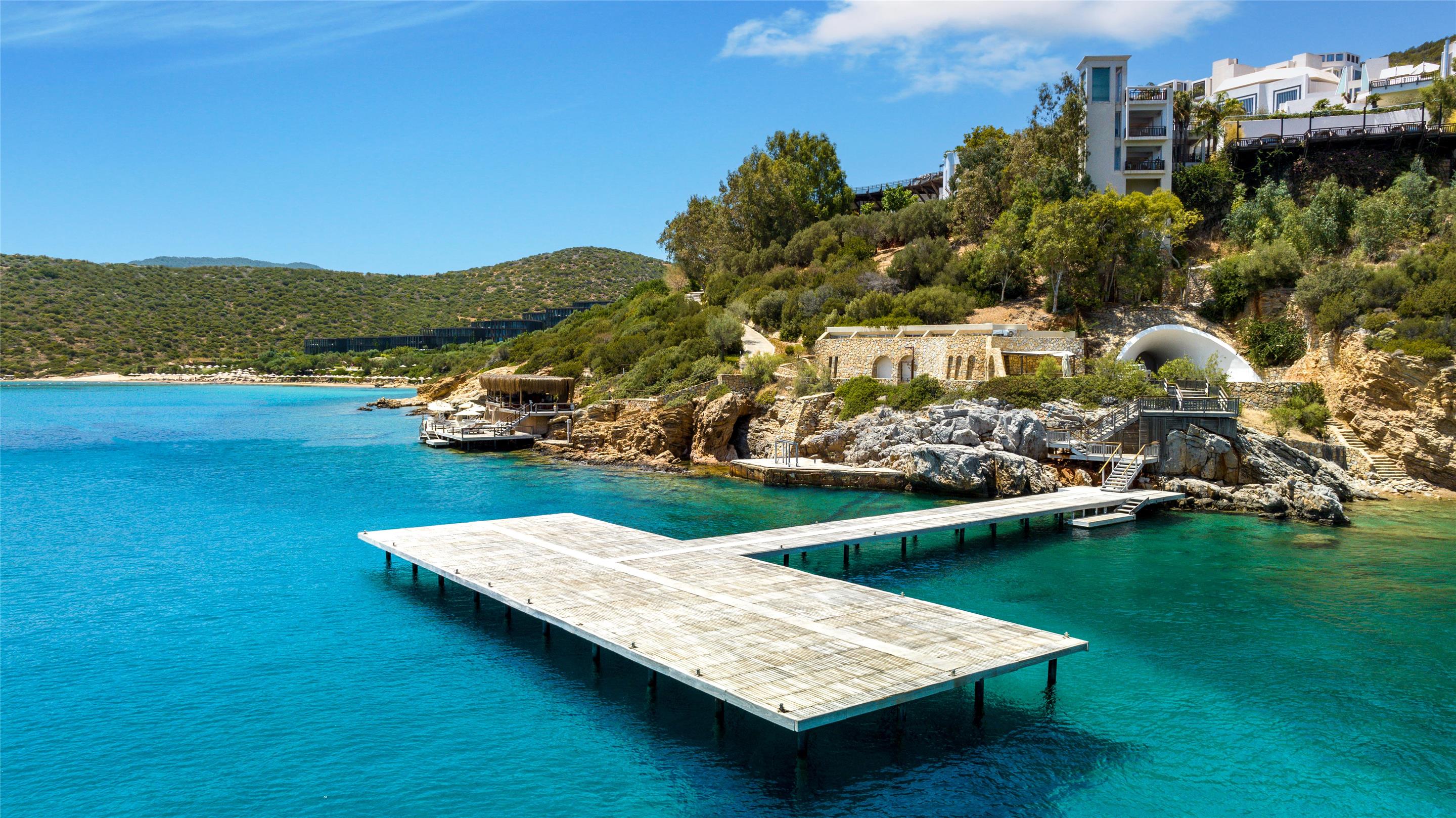 Kempinski Hotel Barbaros Bay BodrumOver view