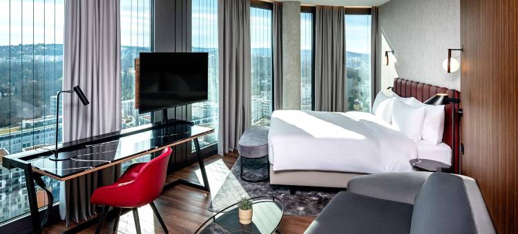 斯图加特保时捷设计大厦-丽笙蓝标酒店(Radisson Blu Hotel at Porsche Design Tower)图片