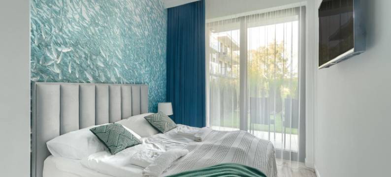 涅霍热的公寓，靠近波罗的海海滩(Ground floor apartment with a garden in Niechorze)图片