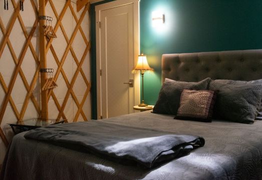 JP's Waterfront Yurt with Heating, Cooling & Wifi  /  Glamping on the River Hotel Overview