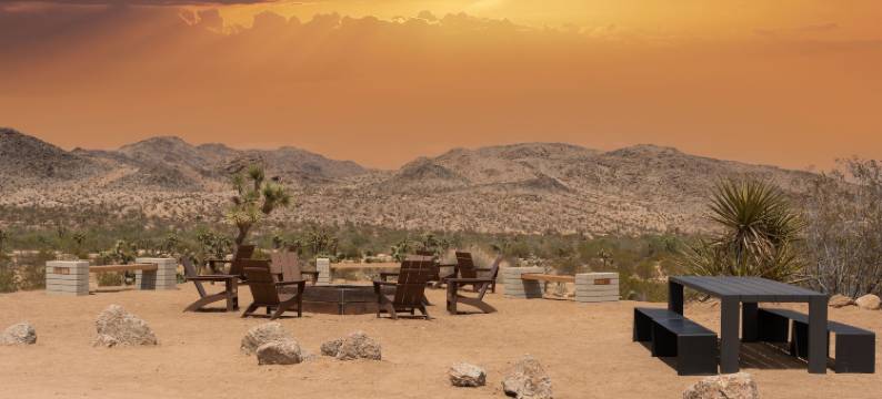 乔舒亚树退修中心的现代乡舍(The Bungalows by Homestead Modern at the Joshua Tree Retreat Center)图片