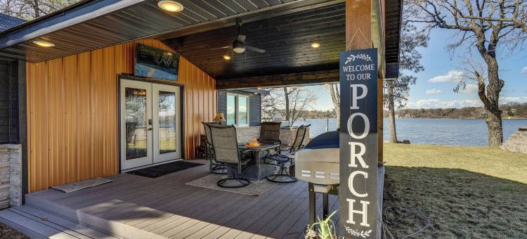 带火坑和码头：齐默尔曼湖畔小屋(Fire Pit + Dock: Lakefront Cabin in Zimmerman!)图片