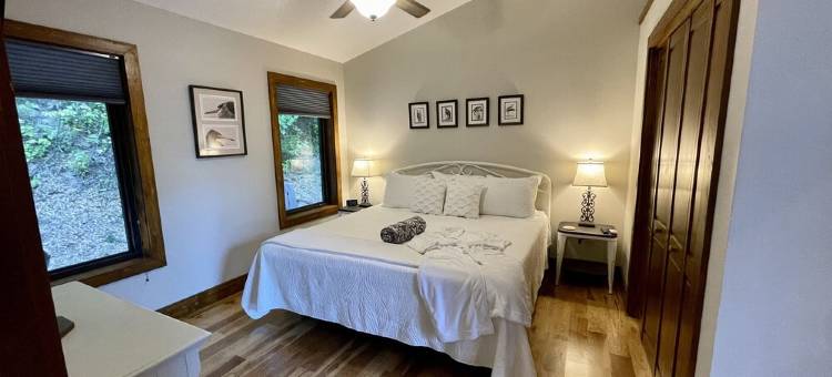 阿什维尔惊艳山地现代风格木屋，带热水浴缸(Stunning Mountain-Modern Cabin Close to Asheville w/Hot Tub)图片
