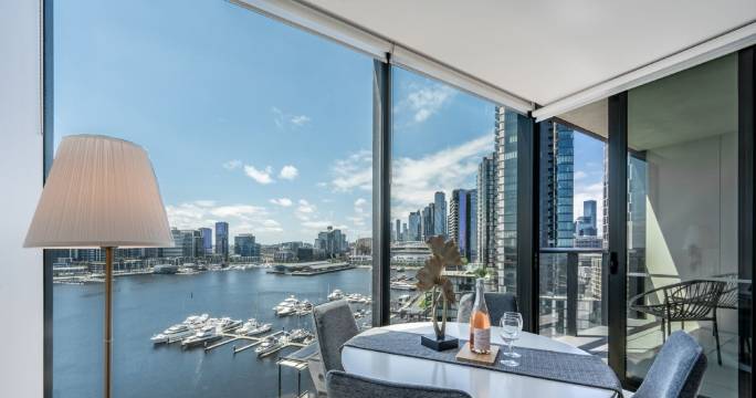 墨尔本私人公寓 - 柯林斯码头海滨码头区(Melbourne Private Apartments - Collins Wharf Waterfront, Docklands)