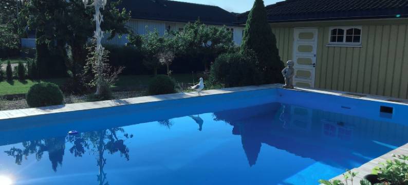 如家般的水疗与公寓，带私人泳池(Private Pool & Nordic Sauna Retreat - Porsgrunn)图片