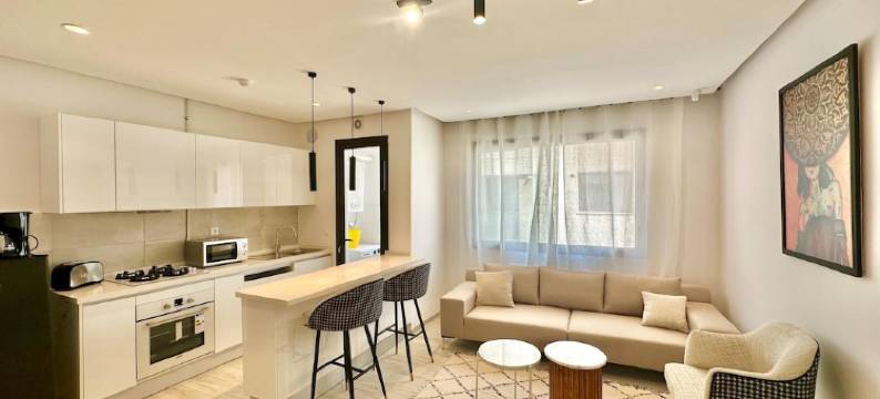 E16新美丽舒适的1bd在拉马萨(E16新美丽舒适1bd在拉玛萨)(E16 New Beautiful Cosy 1Bd in la Marsa)图片