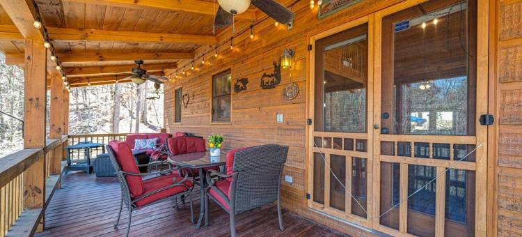 蓝岭山脉宁静小屋-带门禁, WiFi, 热水浴缸, 火坑, 游戏室(Peaceful Blue Ridge Mtn Cabin-Gated, WiFi, Hot Tub, Fire Pit, Game Room)图片