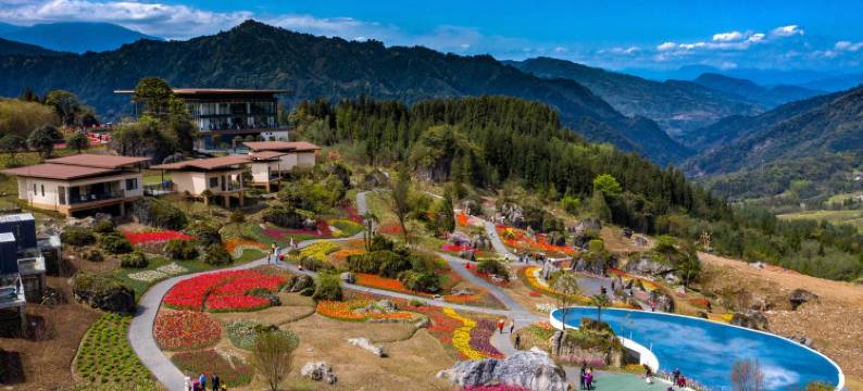 中国桌山·花栖谷图片