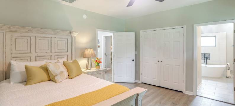 距离伊尼德湖1英里：宁静的波普度假屋(Smart TV and Spacious Yard Peaceful Pope Retreat)图片