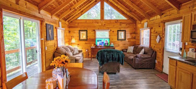 寇兹海文小木屋(Kozy Haven Log Cabin Rentals)图片