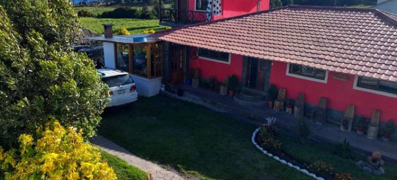 众火山路线的乡村屋(Ruta de Los Volcanes)图片