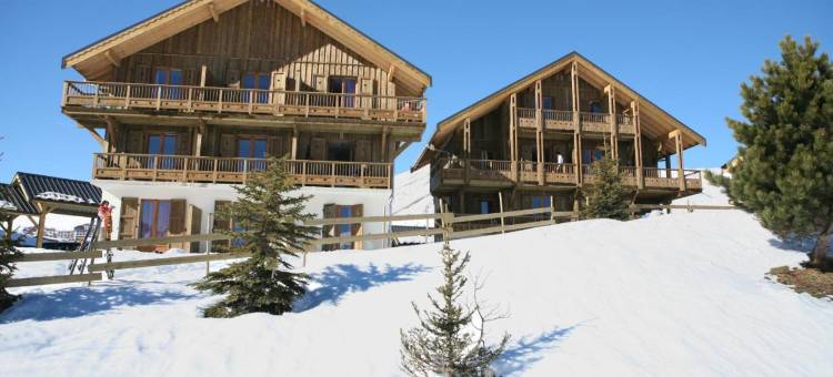 尼米亚莱斯小屋德斯米斯公寓式酒店(Résidence Goélia les Chalets des Cîmes)图片