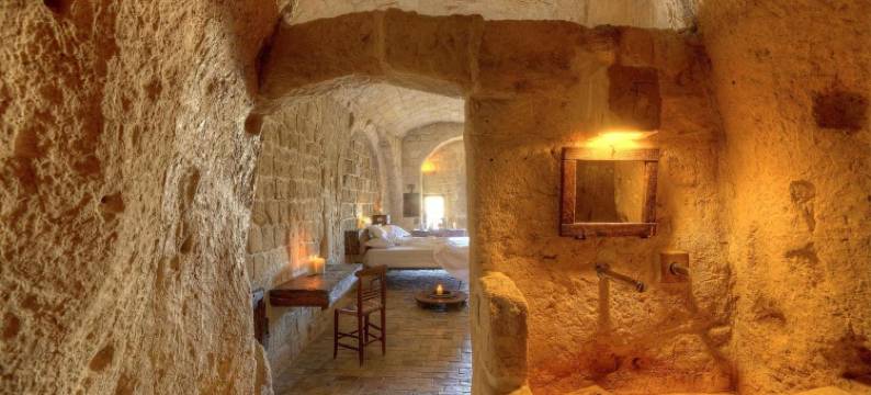 赛克斯坦蒂奥西维塔洞穴酒店(Sextantio le Grotte Della Civita)图片