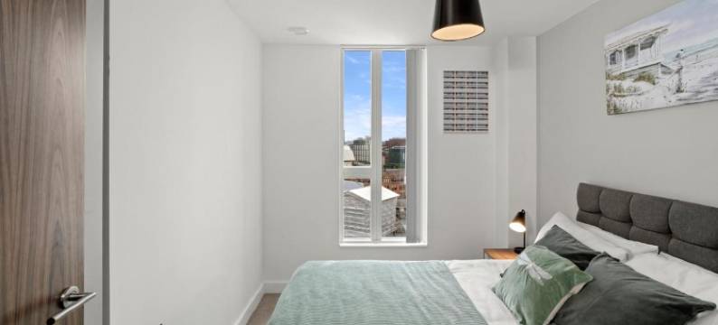 城市中心令人惊叹的阳台视野公寓(Spectacular Apartment Balcony View in City Centre)图片