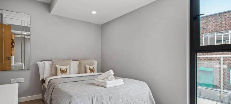 我的广场公寓霍克斯顿，肖尔迪奇明亮现代公寓(MySquare Bright & Modern Flats in Hoxton, Shoreditch)图片