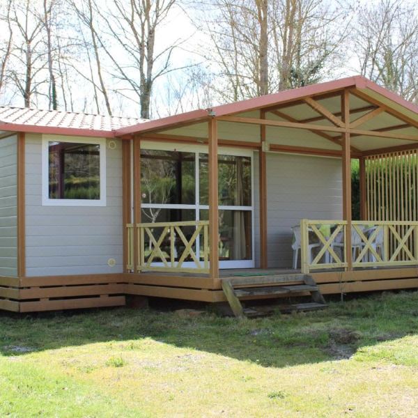 城堡露营酒店 - 木屋(Camping Familial Paisible Avec Piscine, Mobil Home , Chalet, Studio & Emplacement NUE)图片