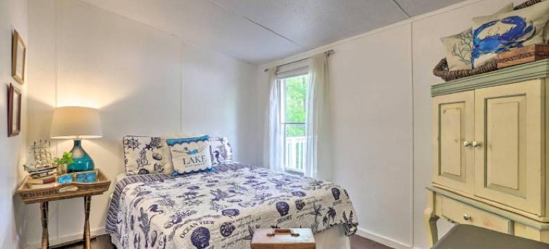 湖畔斯帕塔住宅:有火坑, 码头和皮划艇(Lakefront Sparta Home Fire Pit, Dock and Kayak)图片